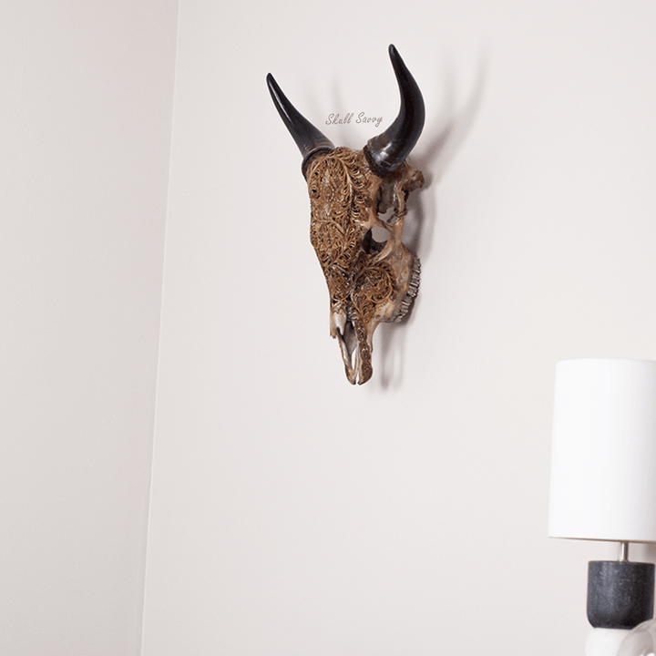Bun Flow Grey Cow Skull