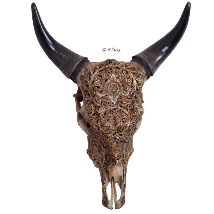 Bun Flow Grey Cow Skull