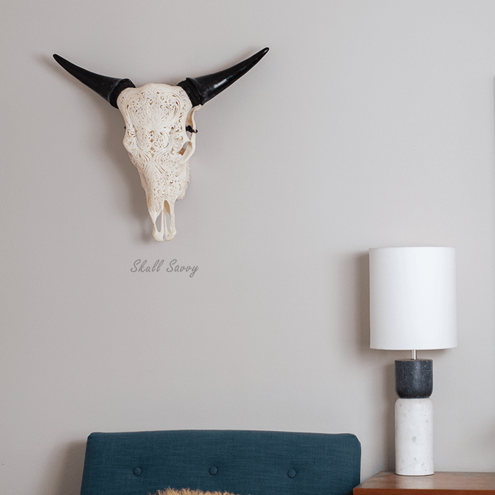 Guchi Expanse Cow Carved Skull