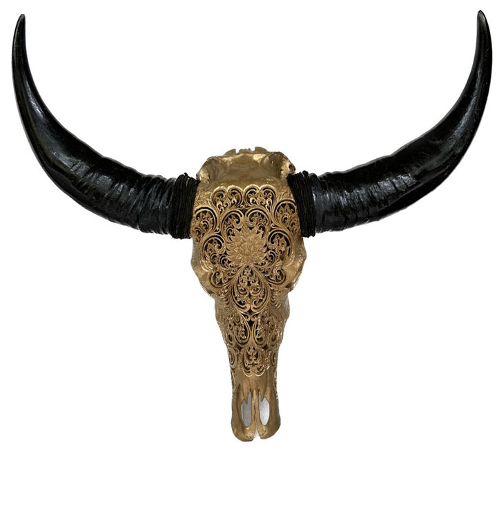 Dew Antique Bull Skull