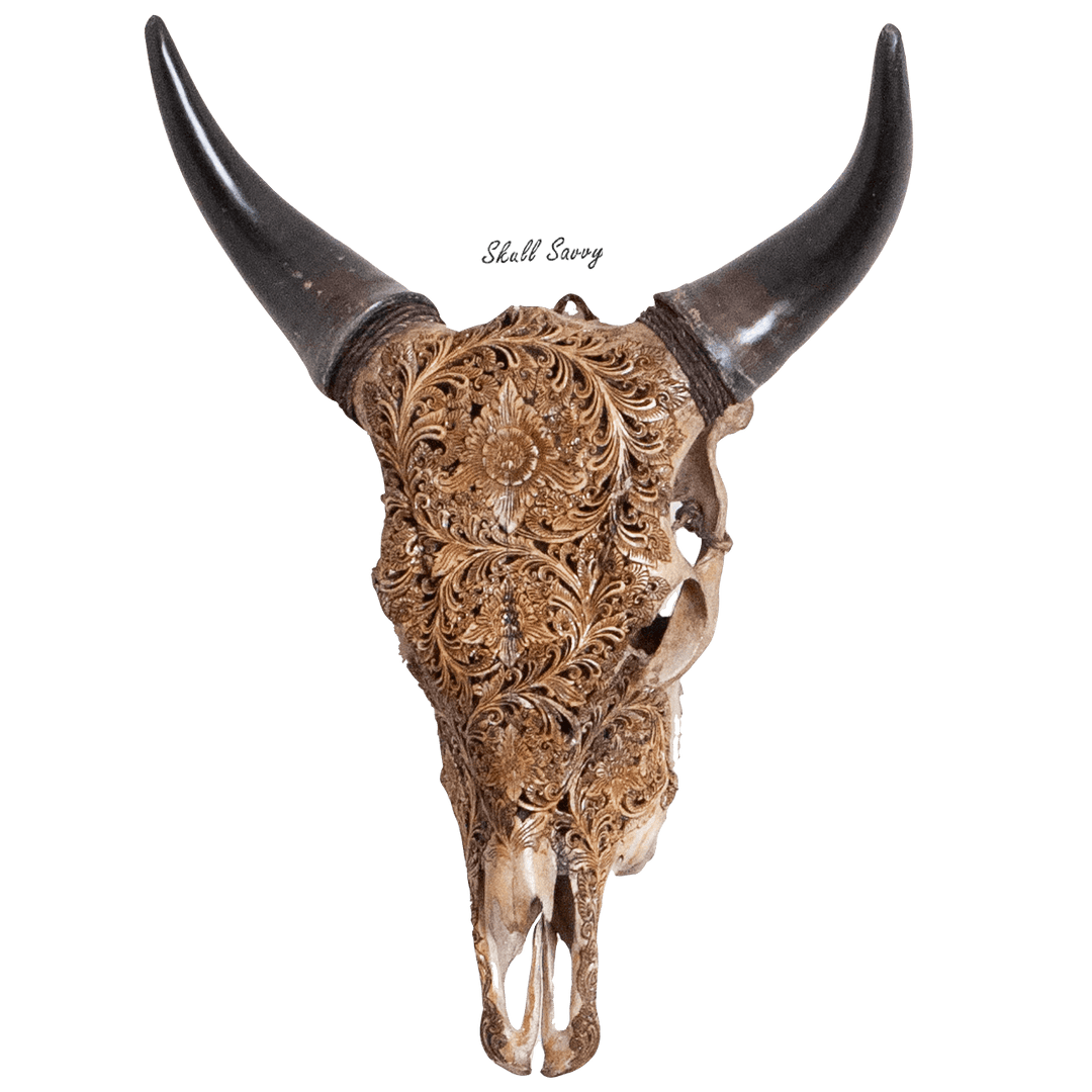Bun Flow Grey Cow Skull