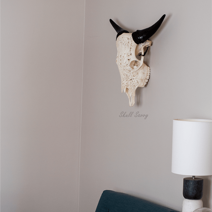Guchi Expanse Cow Carved Skull
