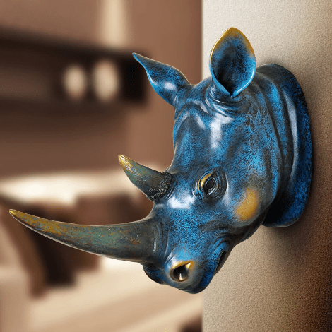 Abstract Rhino Head