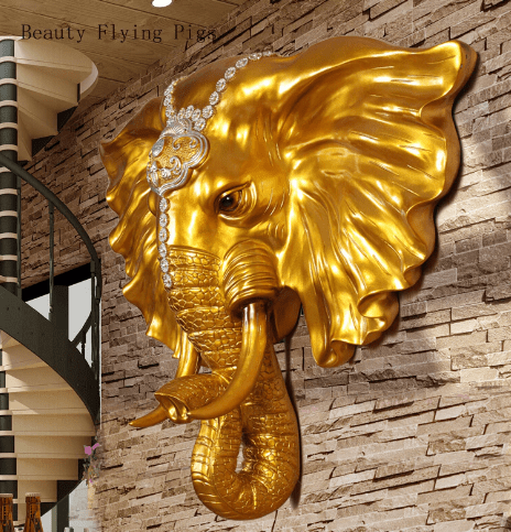 Golden Elephant Head